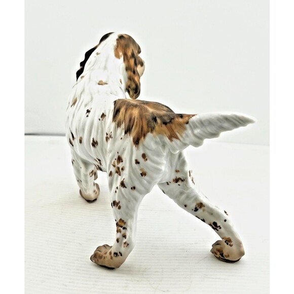 C. Martinu ENGLISH IRISH Red & White SETTER Hunting Dog Porcelain Figurine SPAIN - Picture 4 of 13